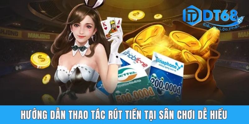 Hướng dẫn thao tác rút tiền tại sân chơi dễ hiểu