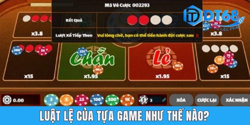 Xóc Đĩa Tứ Linh DT68 - Trò Chơi Giải Trí Trực Tuyến Thú Vị Luật lệ của tựa game như thế nào?
